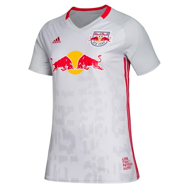 Camiseta Red Bulls 1ª Mujer 2019-2020 Blanco